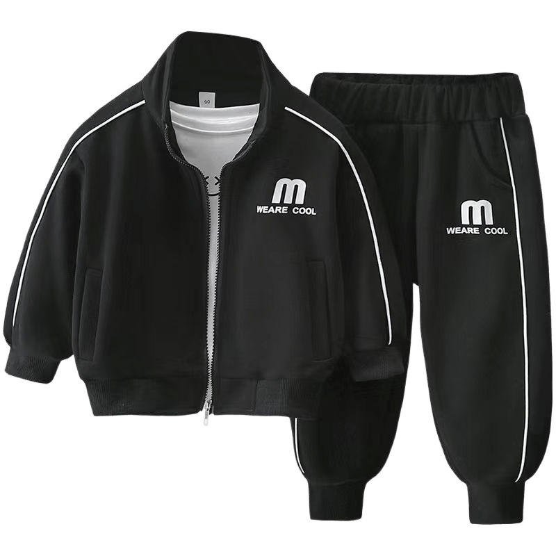 Free Shipping 2025 Trendy Kids Tracksuit, Versatile and Comfortable Two-Piece Set for Boys & Girls, Spring Autumn Sportswear