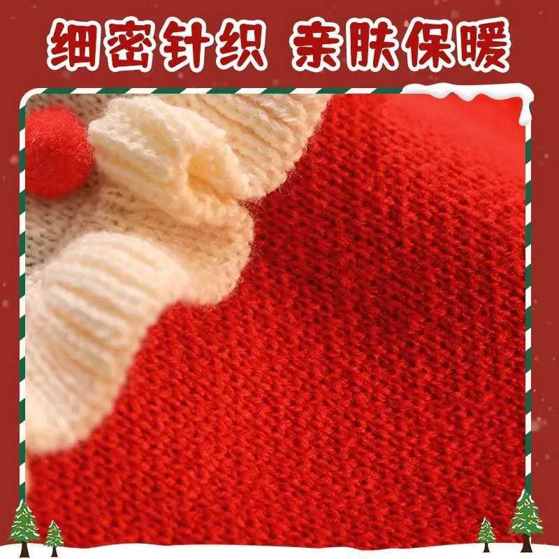 Adorable Christmas Cat Winter Wear Warm AntiShedding Sweater for Little Kitten AutumnWinter Pet Clothing C251009
