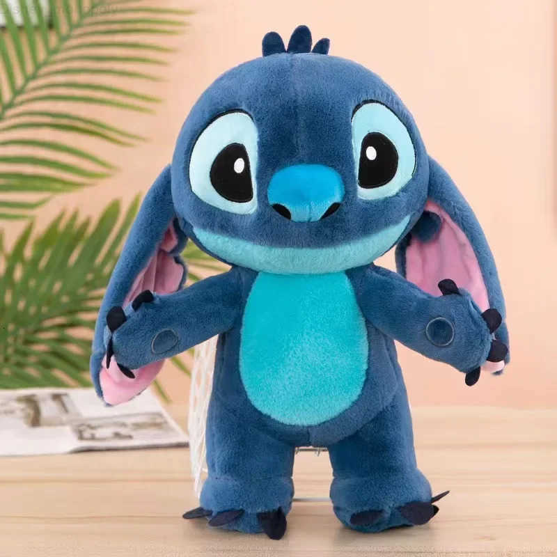 Disney 3580CM Lilo Stitch Doll Cartoon Angel Plush Toy Cute Anime Soft Stuffed Kawaii Companion Childrens Birthday Gift H251009