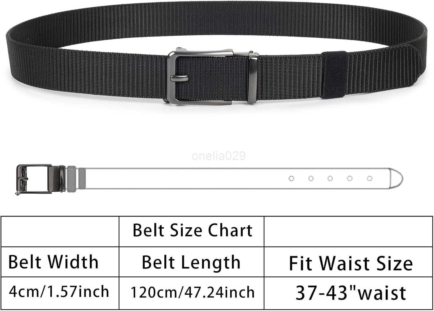 TacticalMilitaryMenBelt Adjustable Nylon Webbing Canvas Web Belts with Alloy for Men Women W251009