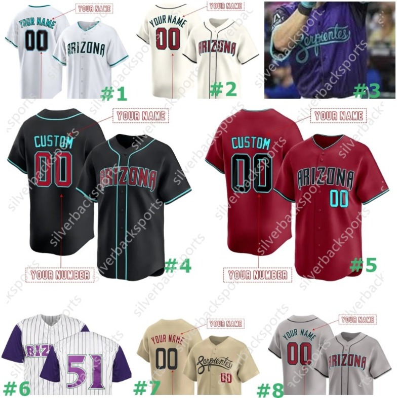 7 Corbin Carroll 2025 City Baseball Jersey 51 Randy Johnson 4 Ketel Marte Gabriel Moreno Geraldo Perdomo Shirts- Embroidered Hygroscopic quick Better Store