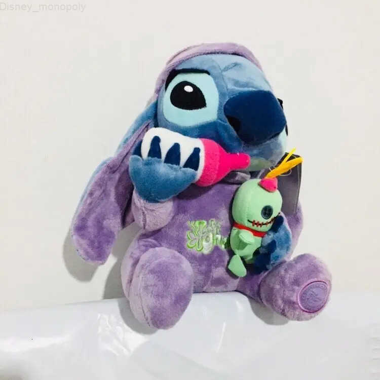 Disney 40 cm Cartoon cute Lilo and Stitch plush toys Creativity Stuffed Plush Doll Toys Kids Birthday girlfriend Gift H251009