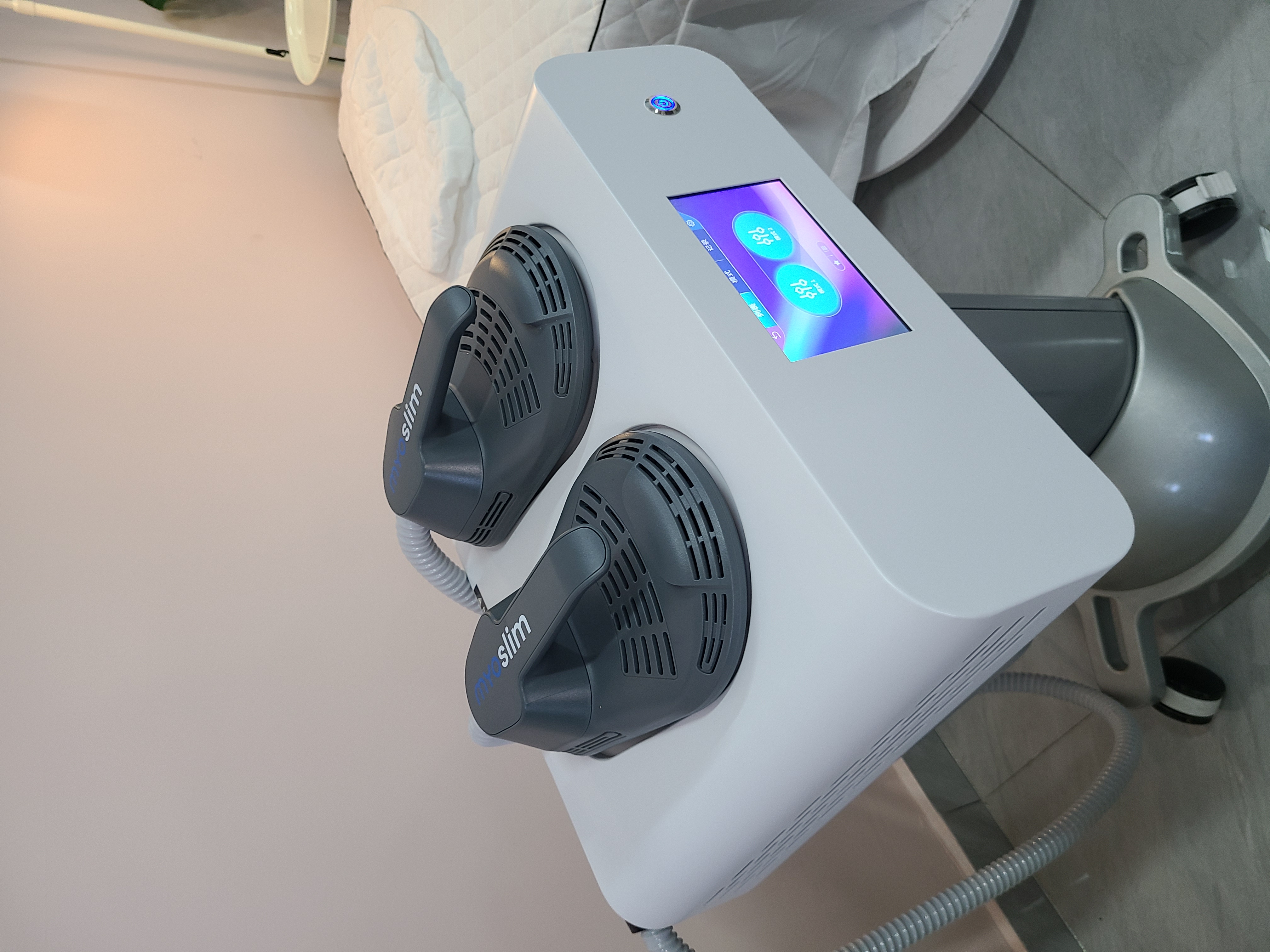 EMS Body Muscle Stimulator Machine MYOSlim 200HZ Fat Reduction Body Shaping Device Non-Invasive Contouring and Tightening Home Use Equipment