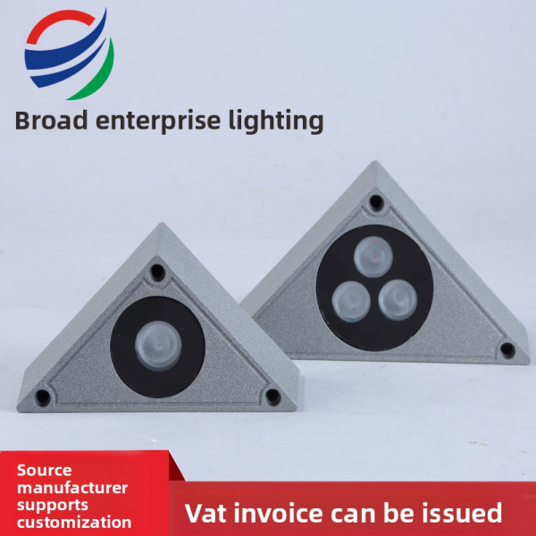 Triangle - Shaped LED Wall Light, Outdoor/Indoor Corner Lamp for Home, Garden, Corridor Lighting