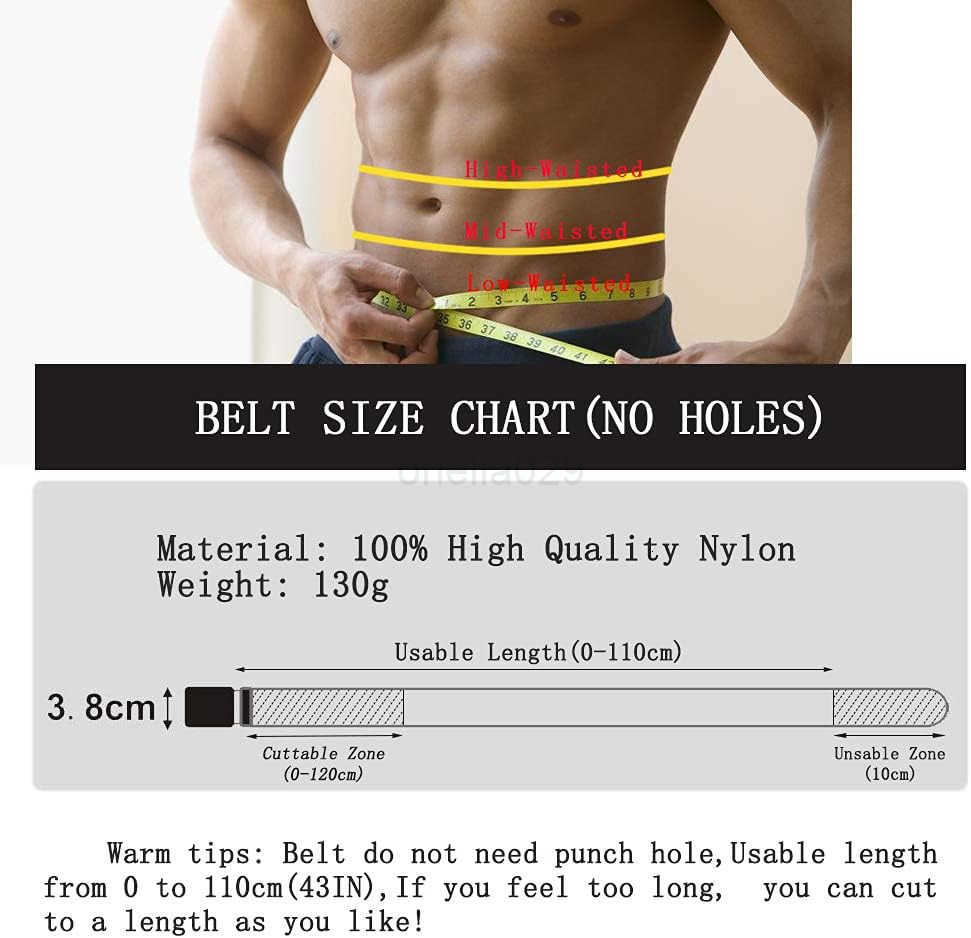 Nickel Free Belt for Men Non Metal Tsa Approved Airport Security Friendly Plastic Belt 15 Wide W251009