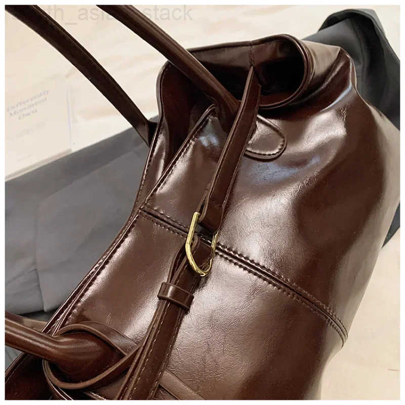 2025 New PU Leather Tote Bag Slouchy Hobo Handbag Fashion Shoulder Bag Large Top Handle Bag for Women Work Shopping Travel Z251009