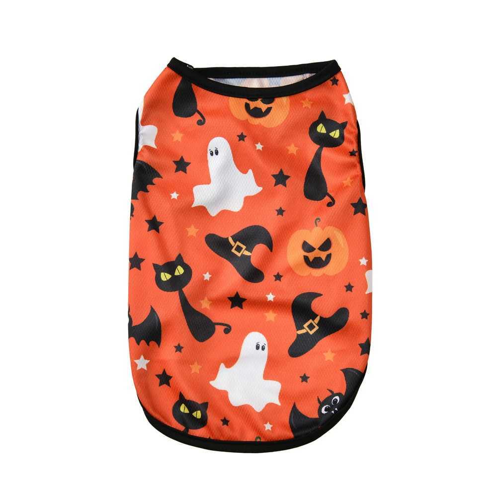 Halloween Pet Cat Clothes for Small Medium Dogs Cats Funny Breathable Puppy Kitten Cosplay Dress Up Costume Yorkie Pug Pullover C251009