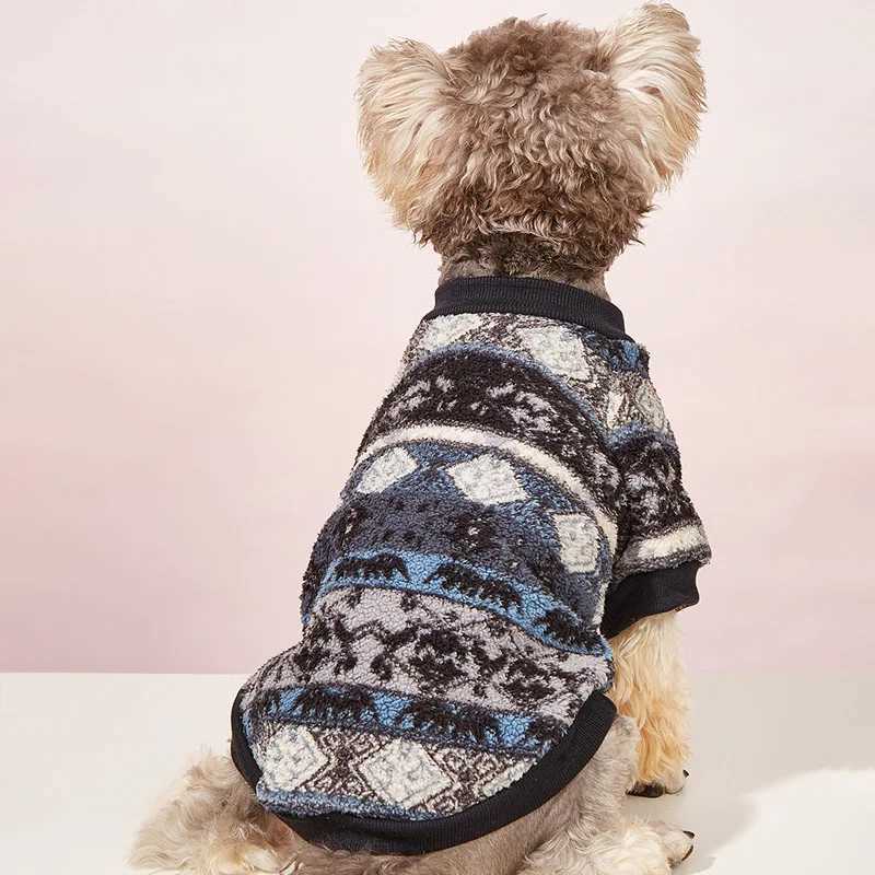 Dog Theremal Winter Fashion Ethnic Style Pullover Hooides for Puppy Sweater French Bulldog Pomeranian Clothing mascotas Pullover C251009