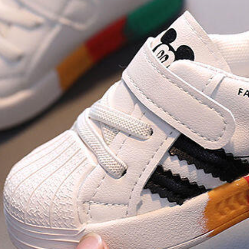 Disney kids' shoes sports shoes boys and girls sneakers flat shoes running shoes casual shoes comfortable soft and slip-resistant soles baby desi