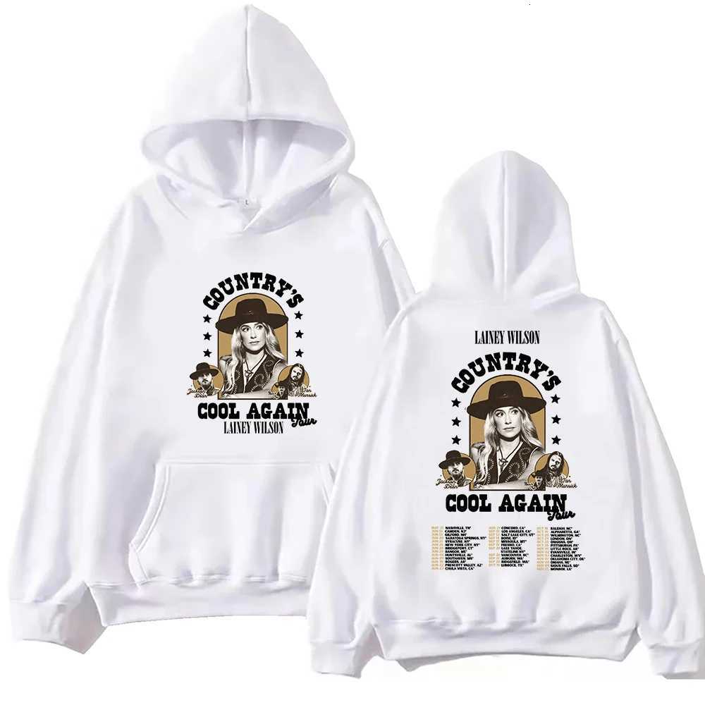 Lainey Wilson Countrys Cool Again Tour 2024 Hoodie Unisex Harajuku Pullover Tops Long Sleeve Hoodies Muisc Tour Fans GiftXJ251009