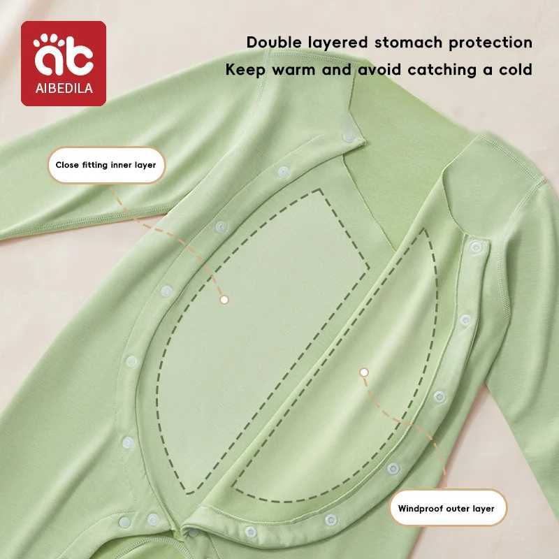 AIBEDILA Baby Jumpsuit Cotton Longsleeved Folio Climbing Clothing Boys Girls Pajamas Baby Romper Kids Loose Jumpsuits C251009
