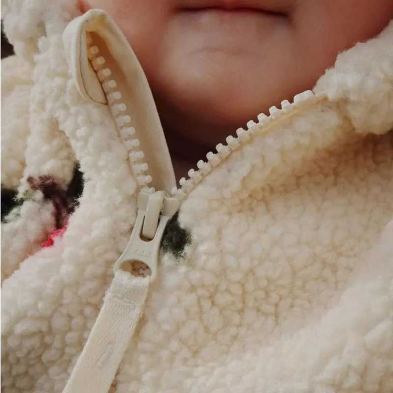 Baby Boy Girl Lamb Wool Hooded Jumpsuit Infant Toddler Child Warm Outfit Long Sleeve Spring Autumn Winter Baby Clothes 02Y C251009