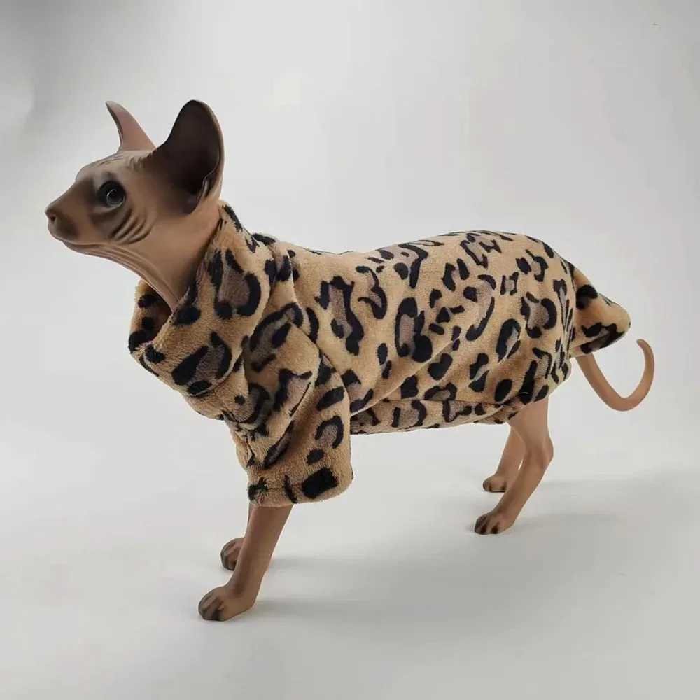 Cat Clothes for Sphynx Cat Clothes Fashion Winter Soft Warm Cat Clothing Comfort Thickened Hairless Cat Kitten Outfits Clothes C2510091