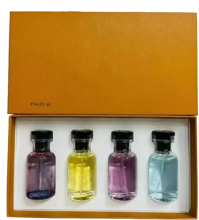 Luxury 4*30ml Perfume Set Imagination City of Stars Cologne Eau De Parfum LouVuit Fragrance 100ml Long Lasting Designer Perfume for Mens Body Mist Natural Scent