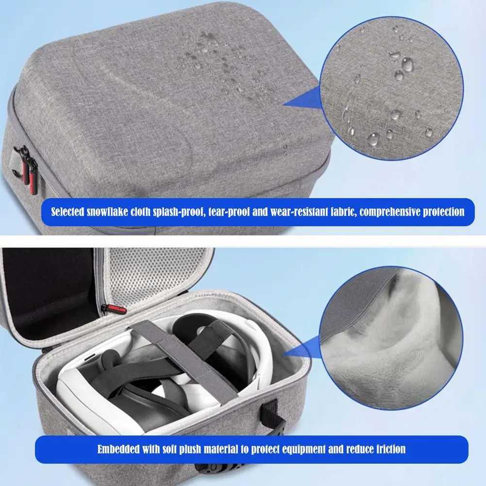 Carrying Case For BOBOVR M3 Pro BOBOVR S3 Pro Meta Quest 3 Kiwi Elite Strap VR and Controller Grips Travel Storage Case Y251009