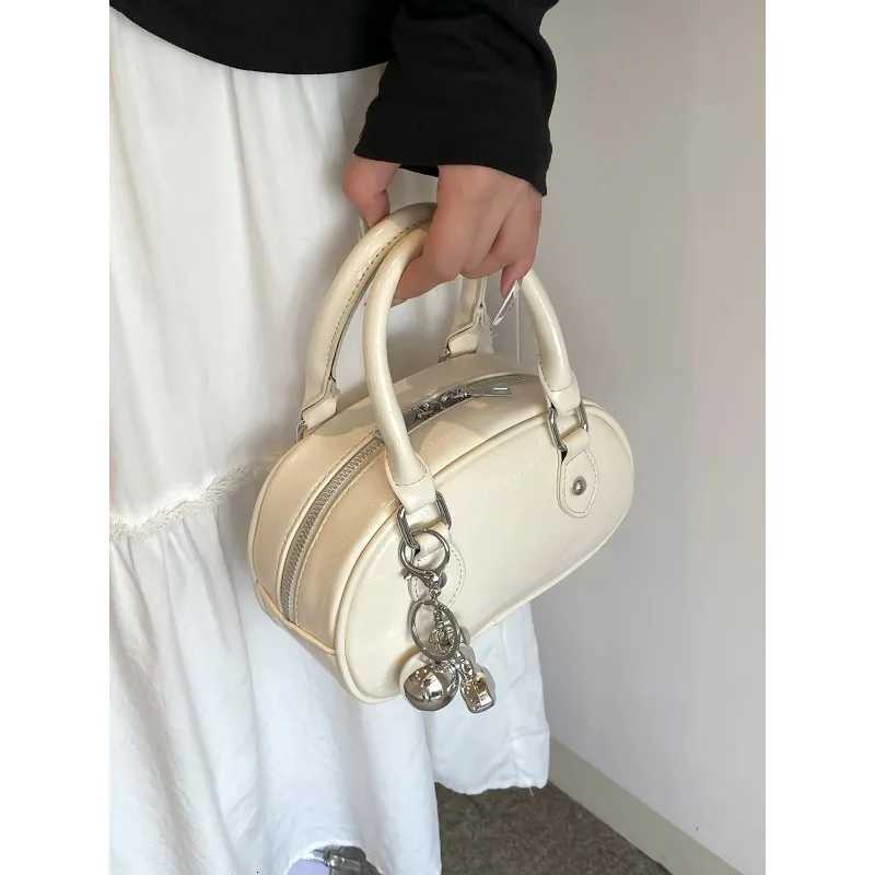 Fiable Sier Mini Shoder Bag for Wen Versatile Handbag Bowling Bag Sle Soft PU Leather Casual Single Strap D251009