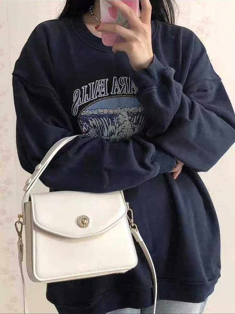 Ele Wens Crossbody Bag Underarm Single oder Fai Simple Small Square Bag Casual Sle PU Material Soft Surface D251009