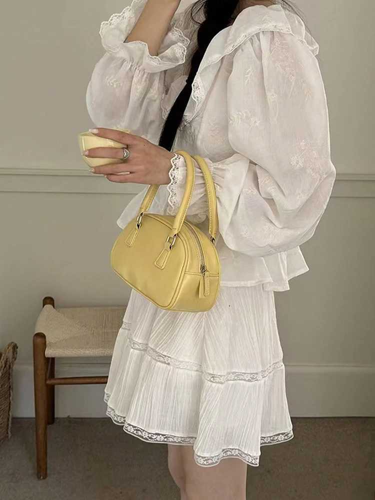 2025 new cute mini handbag crossbody bag shoder bag bowling bag small square bag fiable daily cmuting wens bag D251009