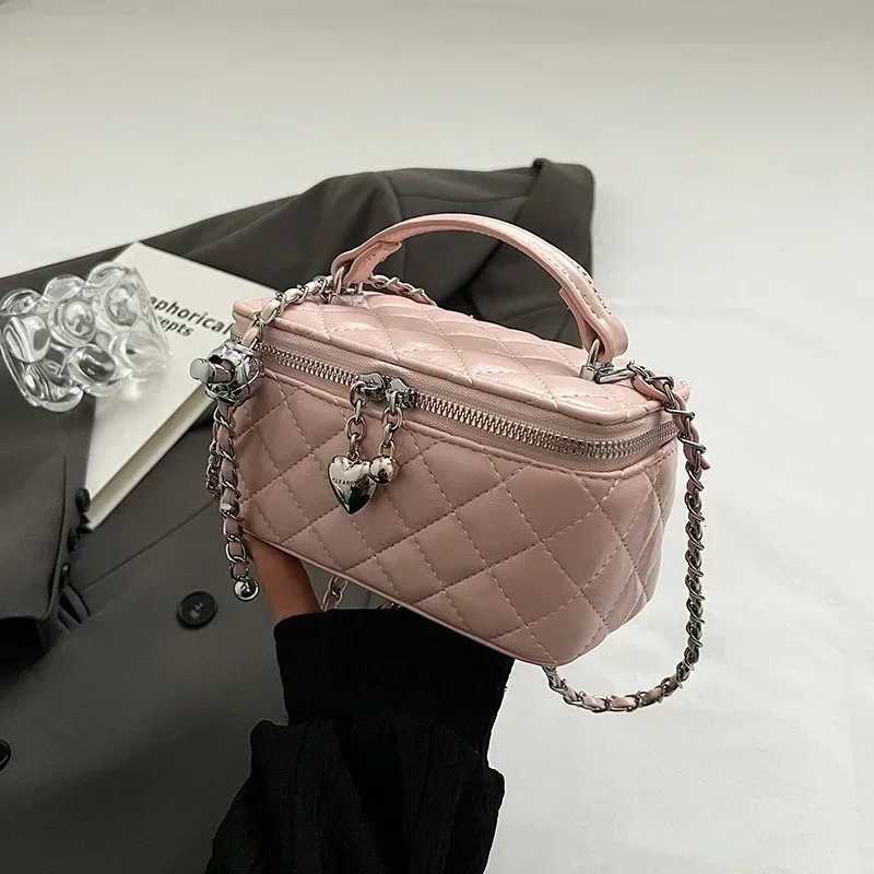 Trendy Diamd Latt Box Tote Handbags and Purses Wen Shoder Crossbody Bags 2024 New Ladies Messenger Bag High Quality1 D251009