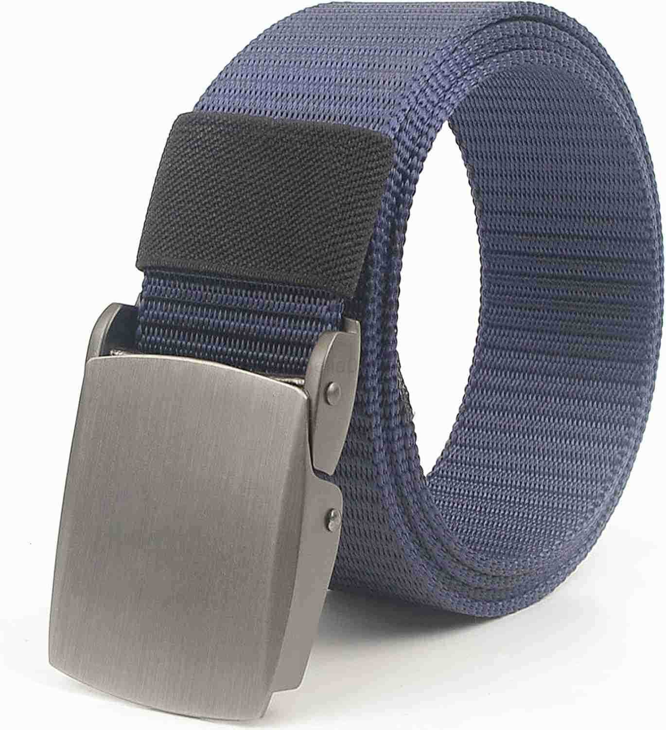 15 inch Nylon Utility Men Belt Outdoor Web Belt with Zinc Alloy gift for Men W251009