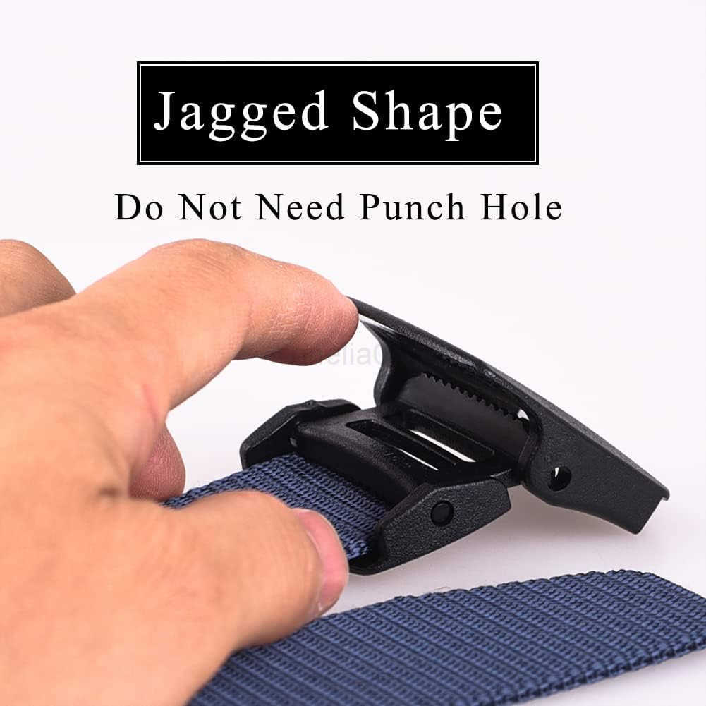 Nickel Free Belt for Men Non Metal Tsa Approved Airport Security Friendly Plastic Belt 15 Wide W251009