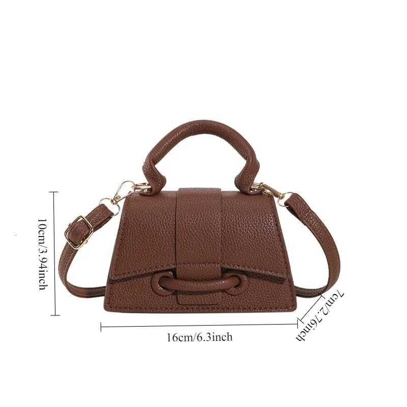Versatile Casual Simple Niche Mini Shoder Bag Fiable Solid Color French Handbag Cmuting Banquet Wens Bags D251009