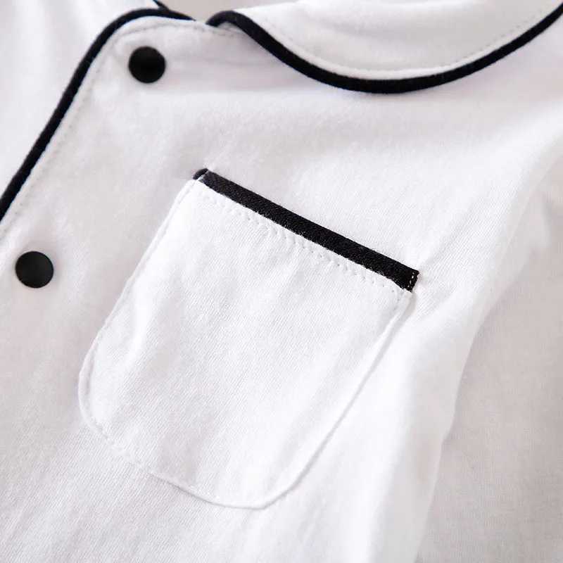 018m Newborn Clothes Solid Color Casual Pajamas Cotton Comfortable And Soft Spring And Autumn Long Sleeved Baby Bodysuit C251009