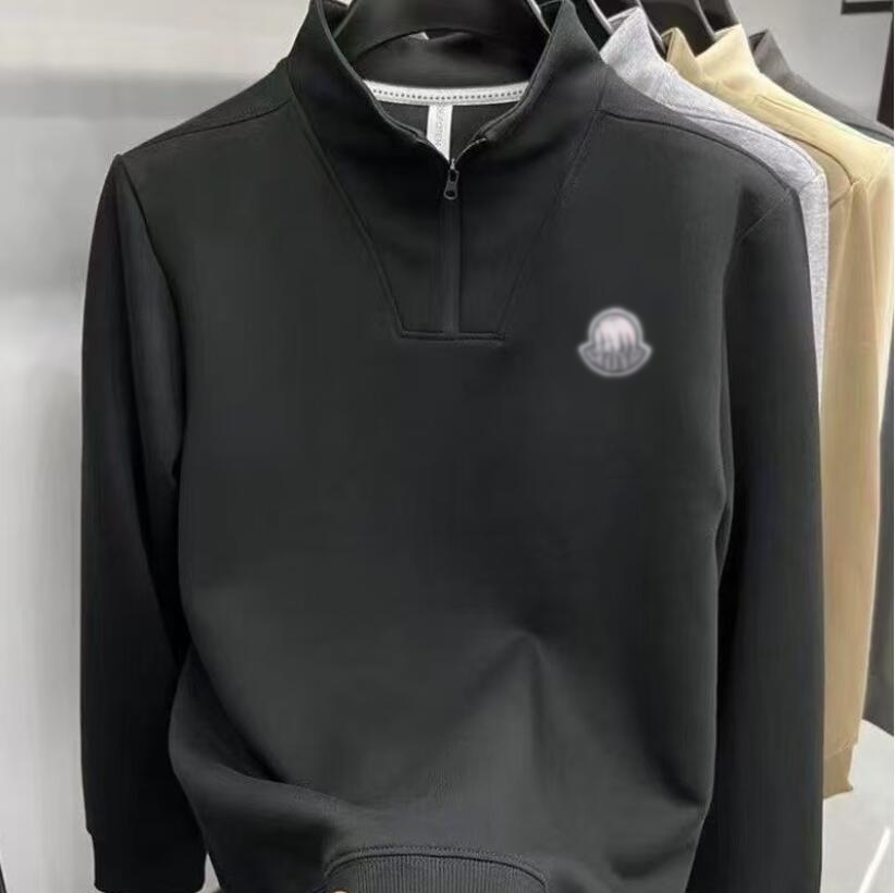 Designer hoodie Luxury polo men zip knit mens pullover half zipper luxury casual jumper autumn wool men hoodie