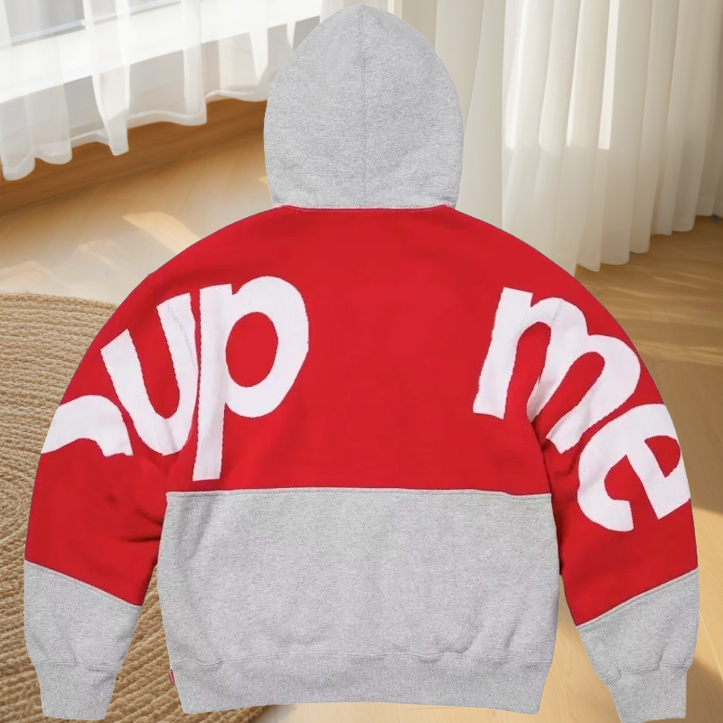 designer mens suprmee hoodie designer hoodies American street fashion brand letter embroidery hoodie men's pure cotton plus size sweat absorbing Y2K hip-hop hoodie