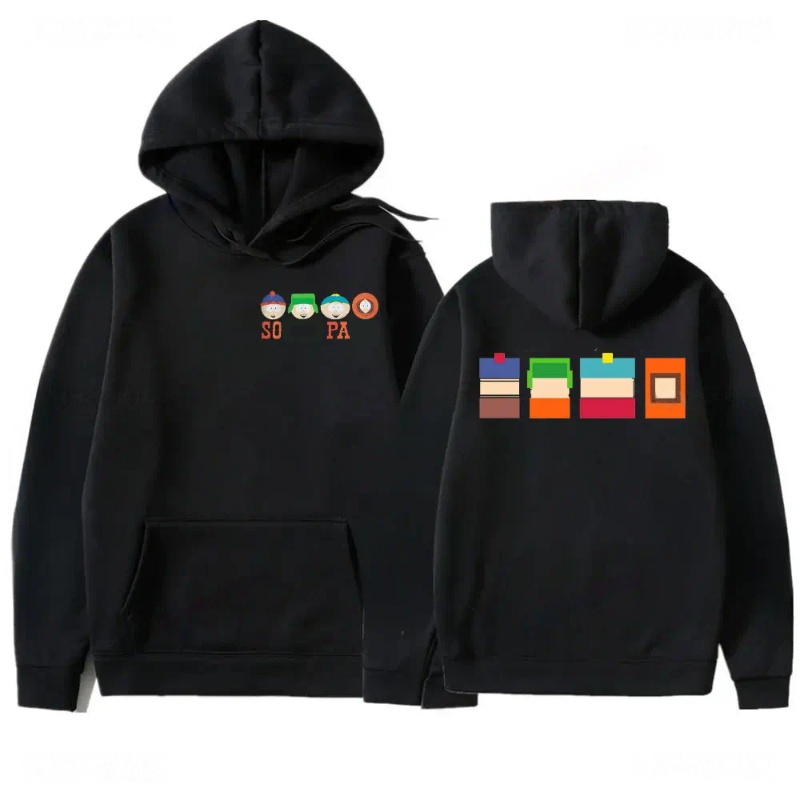 Men's Hoodies Anime Print Hoodie Autumn And Winter Hooded Sweatshirt Fashion Warm Pullover In & Sweatshirts