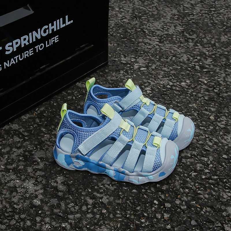 New summer childrens casual sandals breathable lightweight easy to soft wearresistant nonslip versatile and fashionable J251027