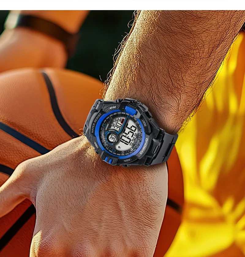 Waterproof Sports Watch Luxury Electronic Watch for Men LED Alarm Clock Military Digital Wristwatch for man Boys Student Teen X251009