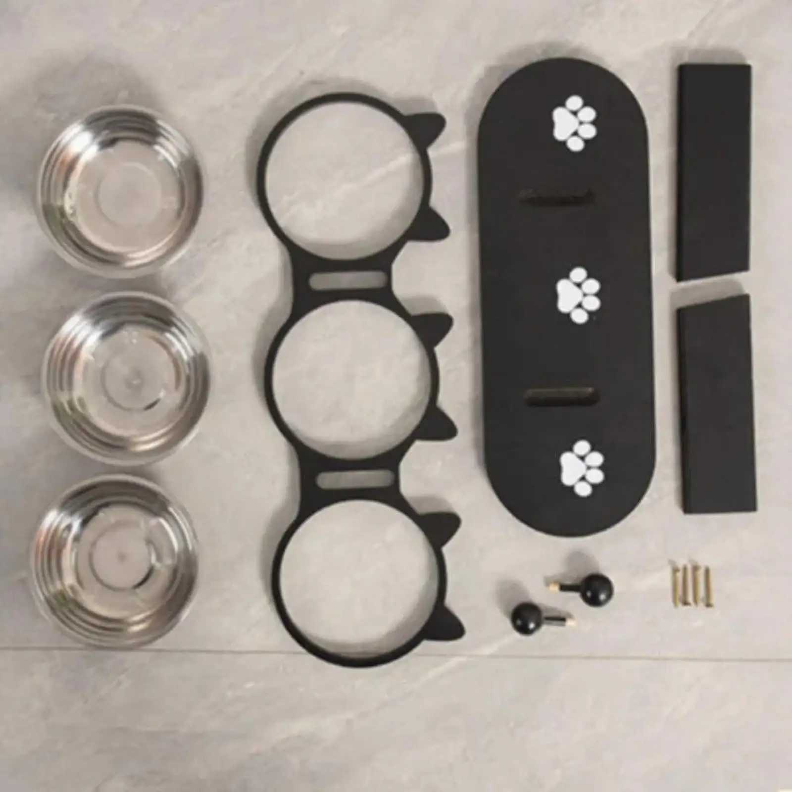 Elevated Cat Bowls Lightweight Pet Food Feeder for Small Dogs Cats Puppy Raised Stand Anti Vomit C251009