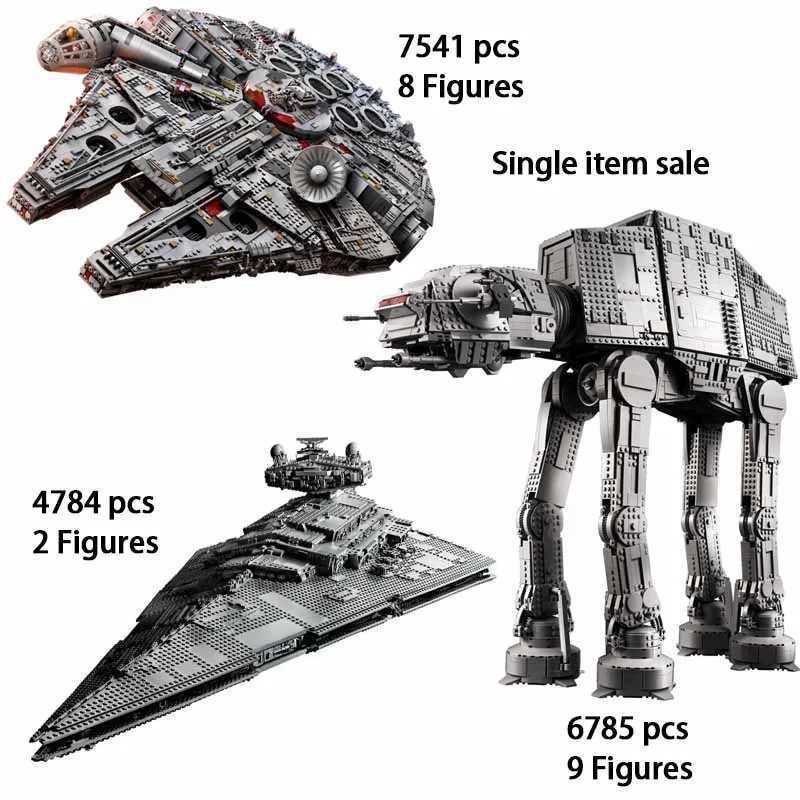 Large ATAT Cpatible 75313 75252 75192 Building Blocks Brick Models Birthday and Christmas Gifts Toys C251111