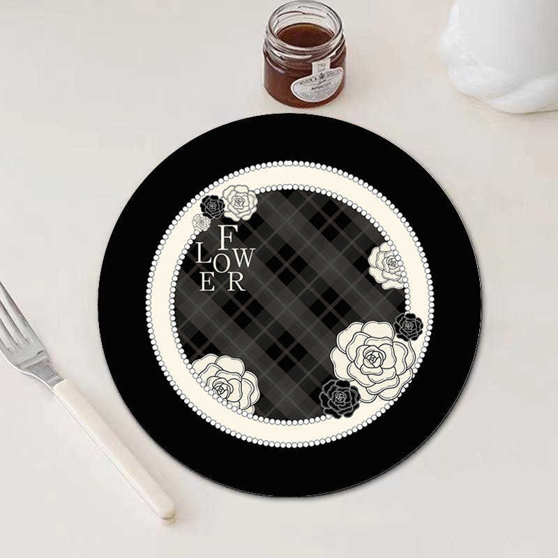 Vintage Style Coaster Water Absorbent NonSlip Ins Style Heat Resistant Mat DirtResistant QuickDry Household Coffee Bowl Plate Tea Cup Mat C251010