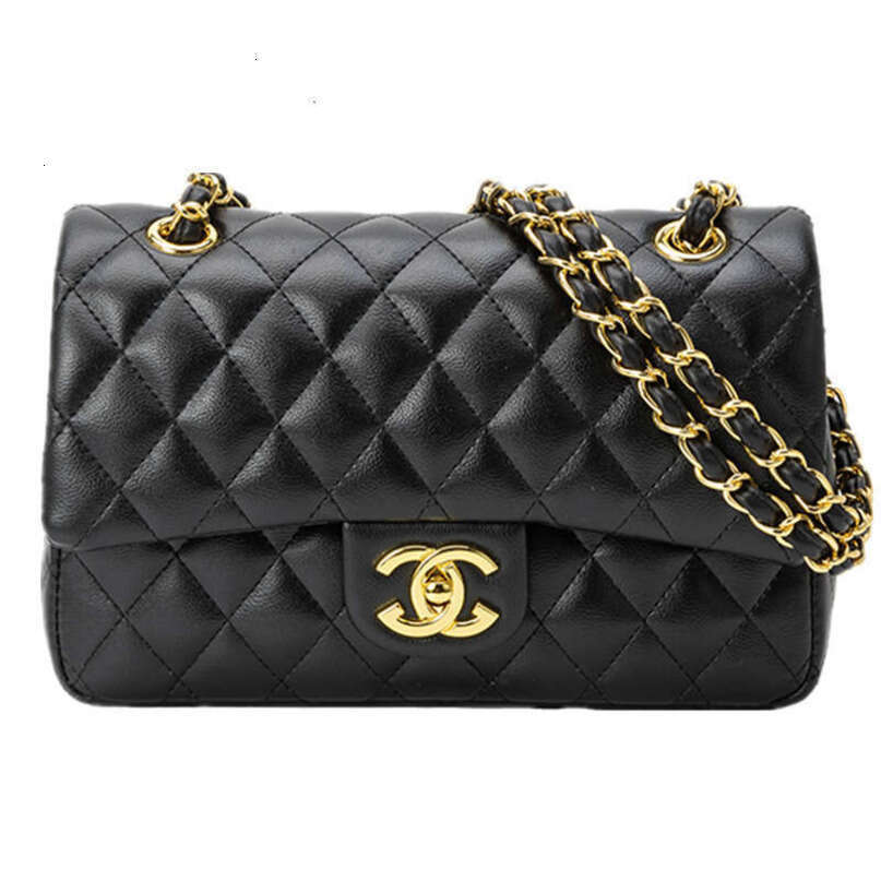 designer bag Luxury bag CF Classic Quilted Chain Versatile Genuine Leather Crossbody Small Chanel Style High-Quality Texture Women's Bag