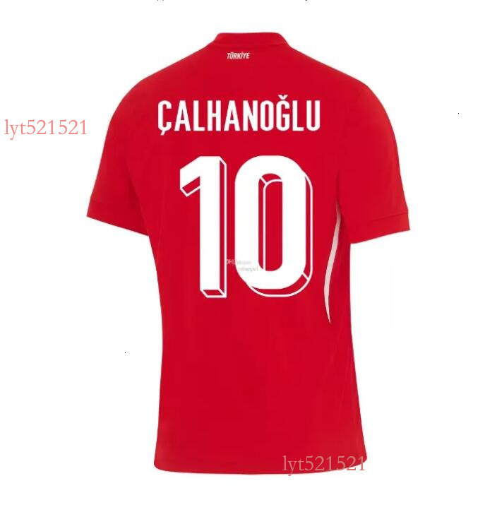 Designer jerseys 2024 hot Turkiye Soccer Jersey Euro Cup Turkey National Team Home Away DEMIRAL Kokcu YILDIZ ENES calhanoglu Kids Football Shirts Kit 283