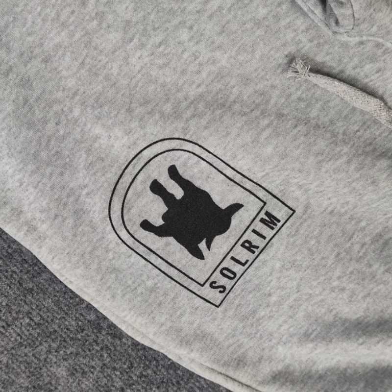 Y2K Retro Mens Casual Pants American High Strt Splicing Double Waist Washed Printed SweatPants Classic unisex Solrim Pants X251010