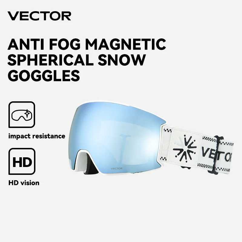 VECTOR Ski Goggles Men Snowboard Glasses Women Winter Outdoor Snow Sunglasses UV400 Double Layers Lens AntiFog Skiing Goggles J251009