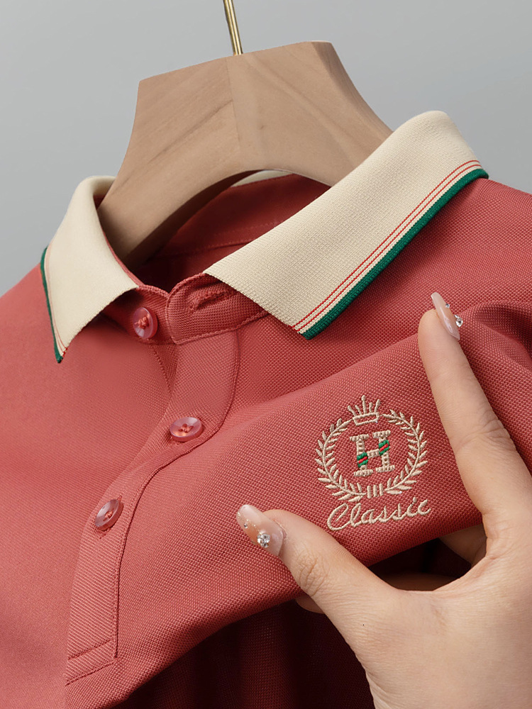 Paul Summer Designer Shirt Short Sleeve T-shirt Men's Designer Hoodie Turn-down Collar Loose Embroidered Polo Shirt Export Top Men's Plus Si