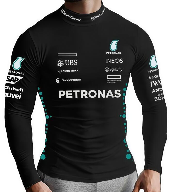 F12025 Formula One Team Captain Design - Stylish Long Sleeve Shirt with Personalized Logos