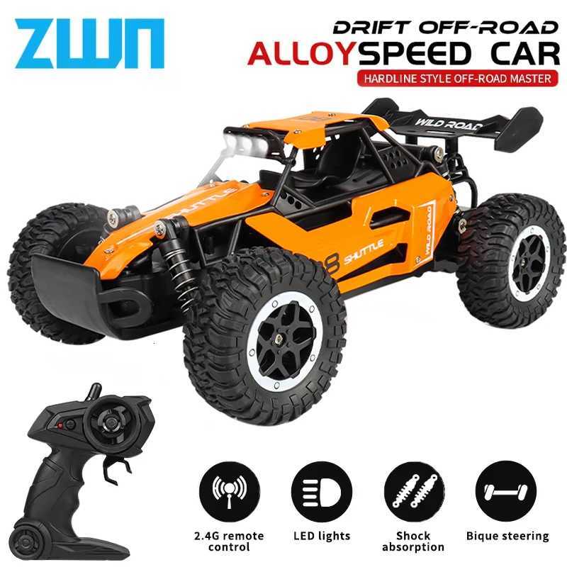 ZWN 116120 24G Model RC Car With LED Light 2WD Offroad Remote Control Climbing Vehicle Outdoor Cars Toy Gifts for KidsT251010