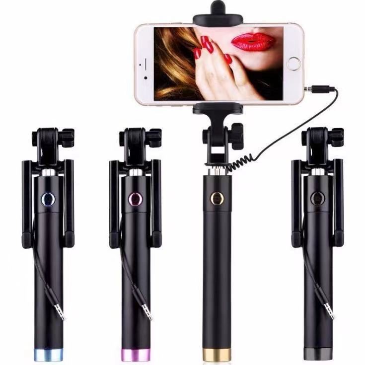 3.5MM selfie stick remote button shutter photo extendable for phone camera