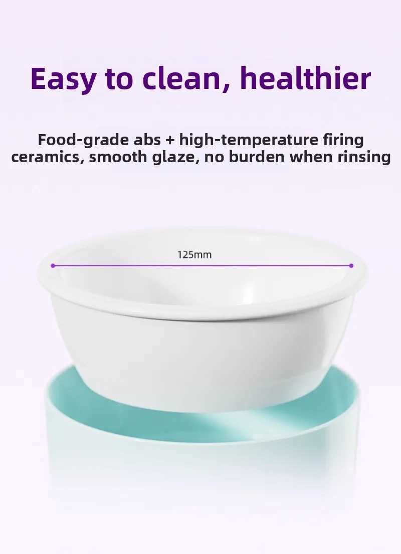 Pet Lifting Cat Bowl Adjustable Ceramic Cat Bowl Tilting Neck Protector High Foot Bowl Feeding Dog Bowl Edible C251009