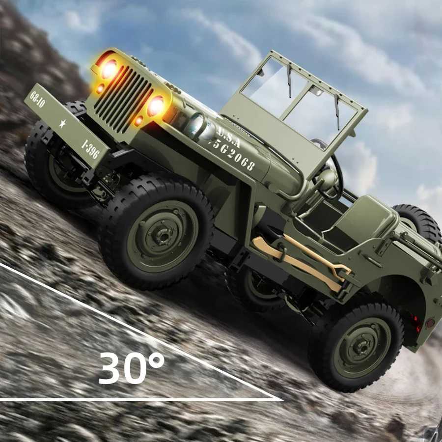 JJRC C8815 4WD Offroad RC Car RTR Crawler 24G 1941 Mb Scaler Willys Jeep Climbing Scale Military Truck Vehicle Adult Kids ToyT251010