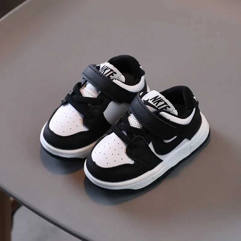 Fashion Little White Shoes Light Casual Shoes Baby Rubber Sole Anti Slip Shoes Sneakers Running Shoes Student Shoes Boys Girls W251010