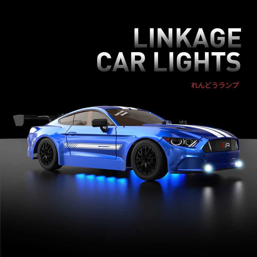 116 24G 4WD RC Toy Car Model 8100 HighSpeed Drift LED Lights Electric Racing Rechargeable Kids GiftT251010