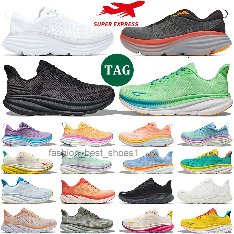 Hokawomen Hokamen 10 Womens Mens Designer Shoes Clifton 9 Bondi 8 Casual Sneakers Breathable Running Shoes for Men Women Comfortable Walking Shoes