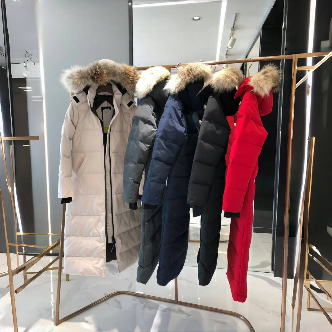 Designer Womens Down Jacket Badge Puffer Jacket Winter Casual Loose Hooded Long Jacket Thick Warm Trench Coat Women