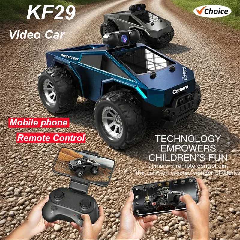 New KF29 RC Car HD Camera FPV WIFI Remote Control Stunt Car 128 Scale 24G OffRoad Boys Toys Kids Gifts Holiday Outdoor RacingT251010